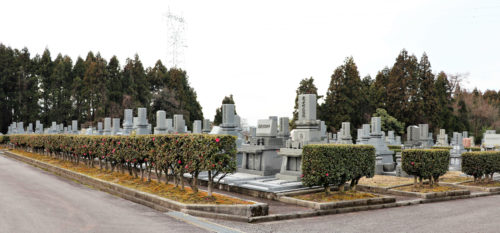 上市町墓地公園　写真